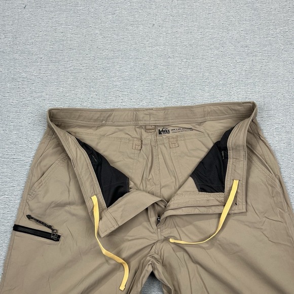 REI Men's‎ Sahara Path Pant Size 36X30 Tan Hiking Stretch Straight Leg - Picture 5 of 10